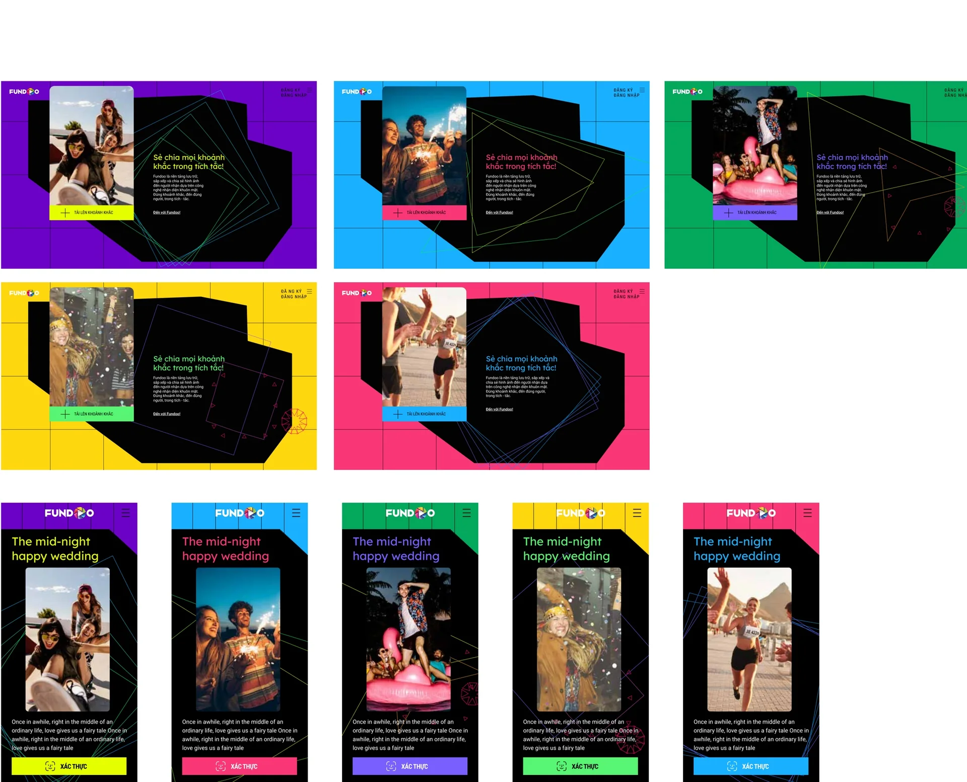 Original Fundoo interface and brand guideline / 3
