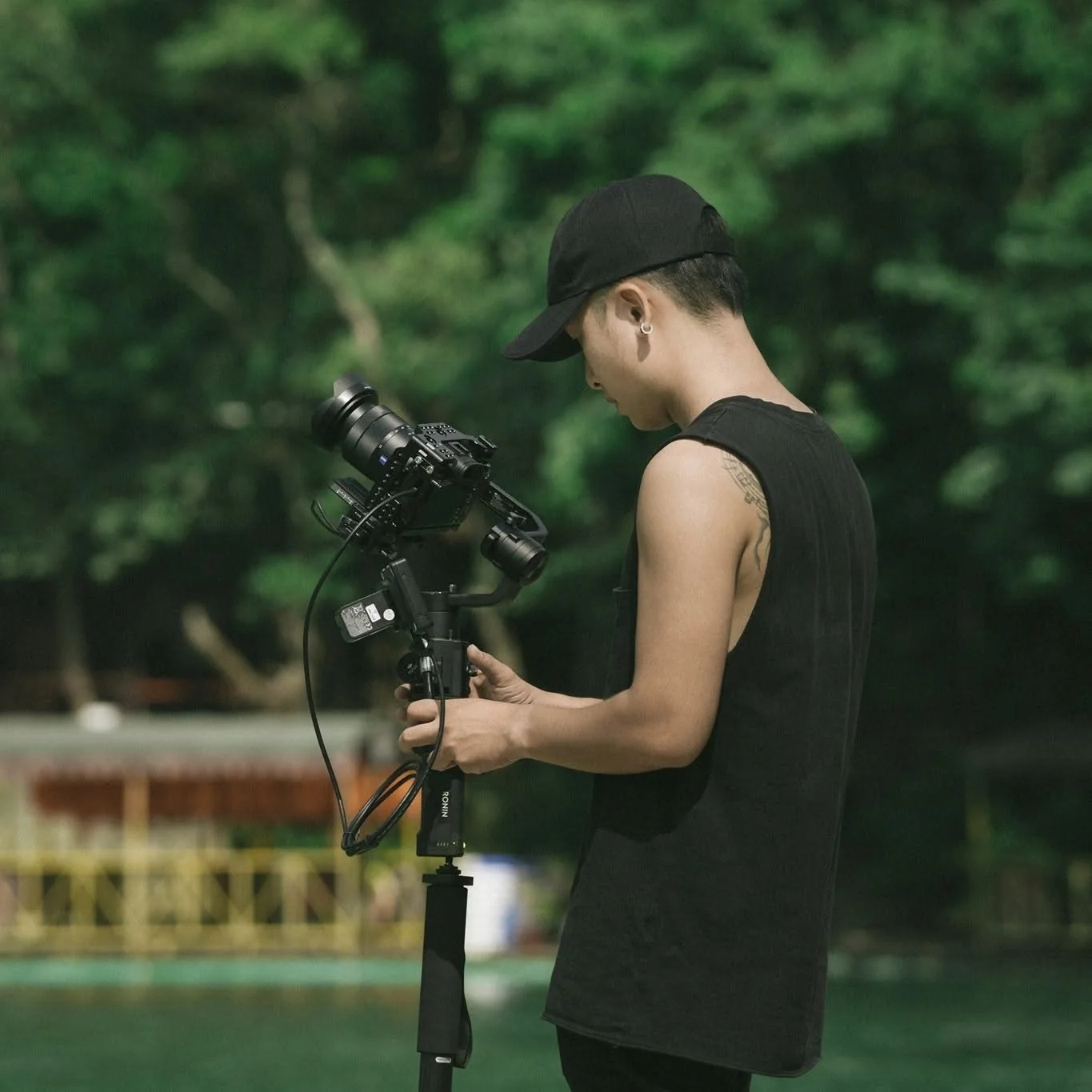 Minh Duong filming at SOHAGAME / 1